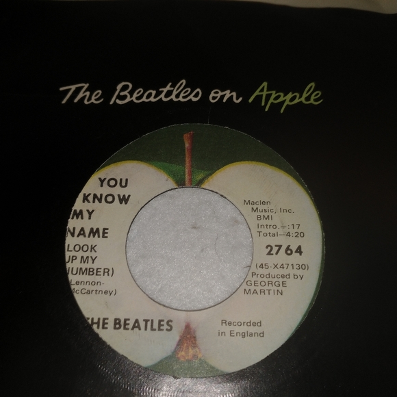 THE BEATLES Let It Be / You Know My Name 45 RPM (Apple 2764) Good Christmas Gift - Picture 5 of 7